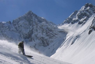 Snowboard expert a Serre Chevalier